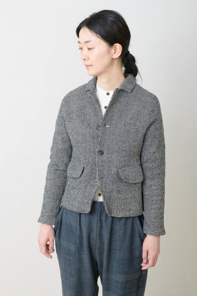 bighug 尾道ウールジャケット | 日本製のウール素材で仕上げたコンパクトなシルエットのジャケット - holy fruit