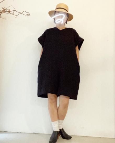 ito fukuoka Crier all-in-one short丈 short all-in-one 《black》 - ito