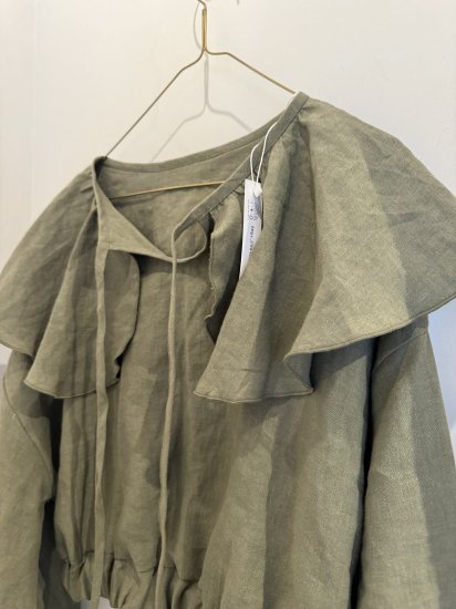 French linen tops《khaki》 - ito