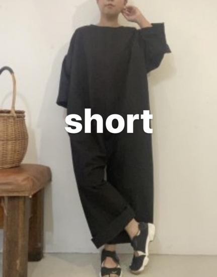 jump suit 《Black》short - ito