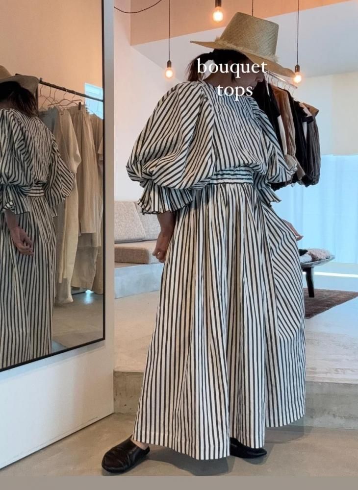 itofukuoka bouquet tops《ivory》 itofukuoka bouquet tops《ivory》 Buy Bodice Soft Ivory Cotton Tops