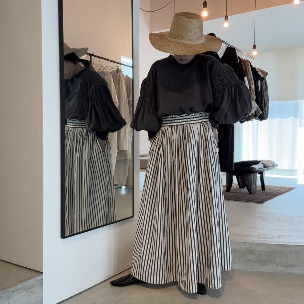 Poan black×beige 《tops》 - ito