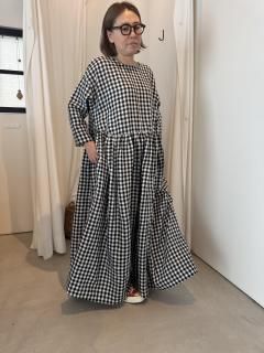 <img class='new_mark_img1' src='https://img.shop-pro.jp/img/new/icons64.gif' style='border:none;display:inline;margin:0px;padding:0px;width:auto;' /> pullover one-piece linengingham