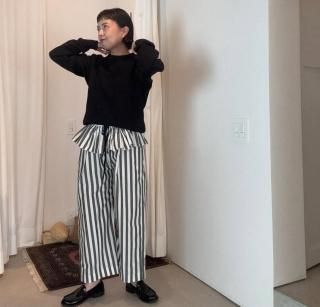 <img class='new_mark_img1' src='https://img.shop-pro.jp/img/new/icons14.gif' style='border:none;display:inline;margin:0px;padding:0px;width:auto;' />frill  pants stripe