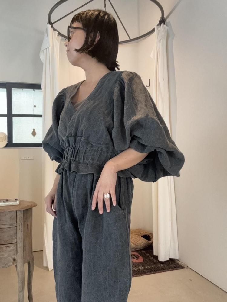 【chike】新品 ito fukuoka Poanセットアップ Poan setup 《gray》 - ito