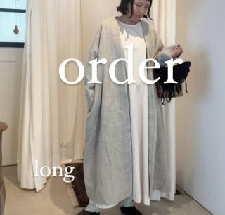 <img class='new_mark_img1' src='https://img.shop-pro.jp/img/new/icons56.gif' style='border:none;display:inline;margin:0px;padding:0px;width:auto;' />refine  wool  coat ash grayorder