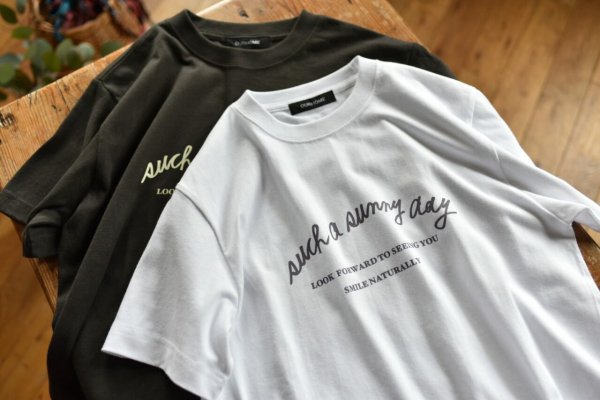 綿100%オリジナルロゴTシャツ - OURHOME