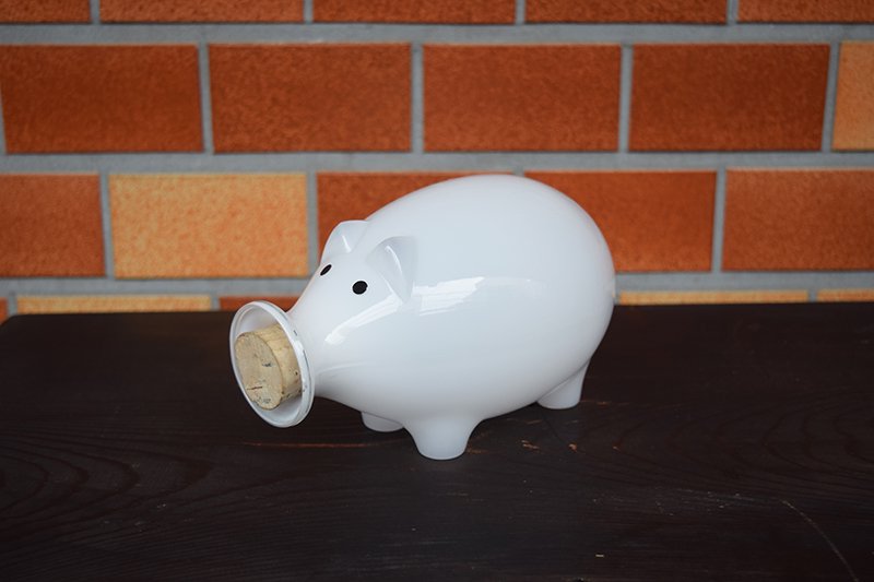 iittala vintage “NAPSU”（白）pig jar