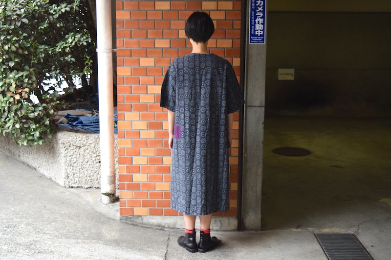 marimekko vintage “iloinen takki”（墨色）ワンピース